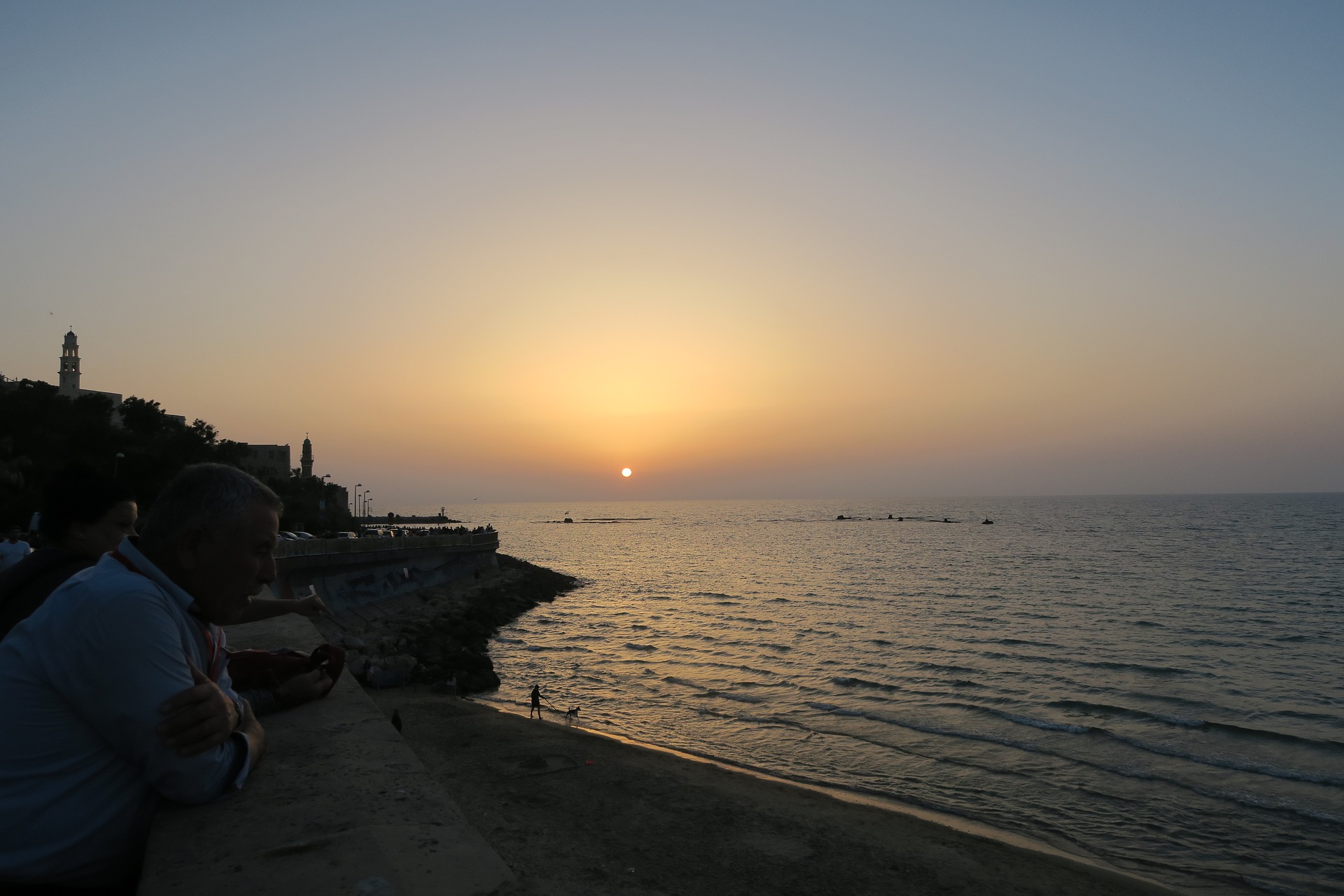 jaffa puesta de sol